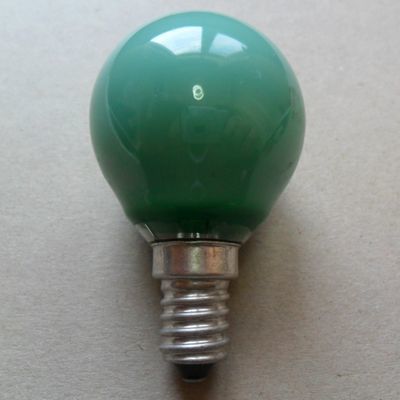 15-25-40 Watt E14 İnce Duy Yeşil Top Ampul, STOK SORUNUZ