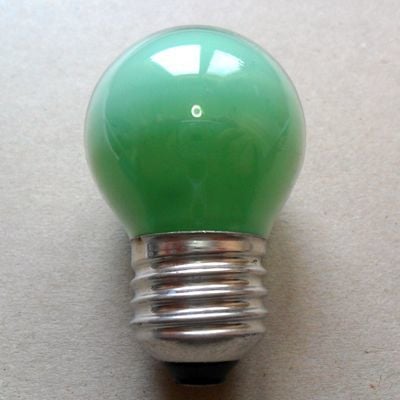 15-25-40 Watt E27 Duy Yeşil Top Ampul, STOK SORUNUZ