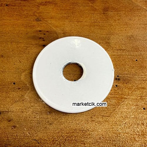 Marketcik Avize Abajur İçin Beyaz Metal Delik Kapama Pul