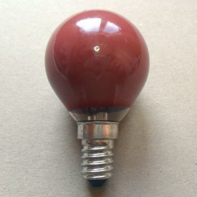 15-25-40 Watt E14 İnce Duy Kırmızı Top Ampul, STOK SORUNUZ