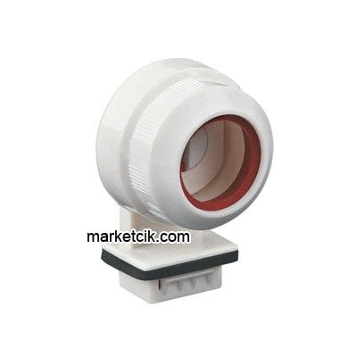 Marketcik 1 li Contalı Etanj Armatür Duyu T8 Floresan Ampul İçin, 1 ADET