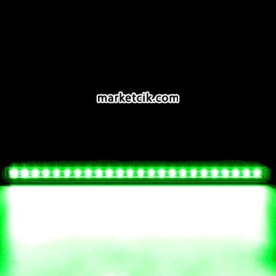 Cata CT-4696 60cm 24 Watt Led Wallwasher Duvar Boyama Aydınlatma Armatürü, Beyaz-Günışığı-Mavi-Kırmızı-Yeşil-Amber-RGB Işık Yeşil