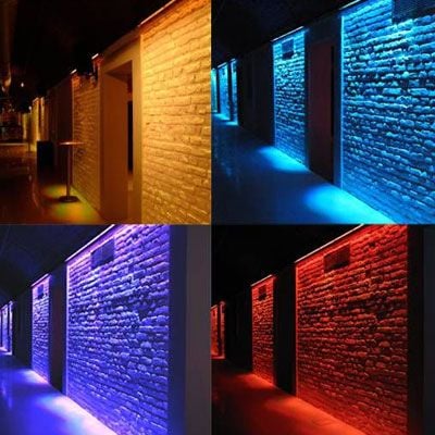 Cata CT-4696 60cm 24 Watt Led Wallwasher Duvar Boyama Aydınlatma Armatürü, Beyaz-Günışığı-Mavi-Kırmızı-Yeşil-Amber-RGB Işık Yeşil
