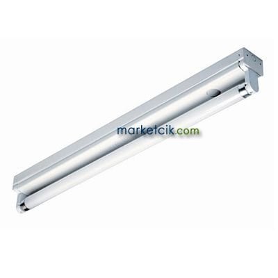 Sıva Üstü 1x18 Watt TMS Bant Armatür, Elektronik Balastlı