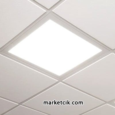 Pelsan-Tio 18 Watt 30x30 Clipin Led Panel Günışığı-Beyaz Işık 10 Adet