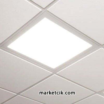 Pelsan-Tio 18 Watt 30x30 Clipin Led Panel Günışığı-Beyaz Işık 10 Adet Gün ışığı
