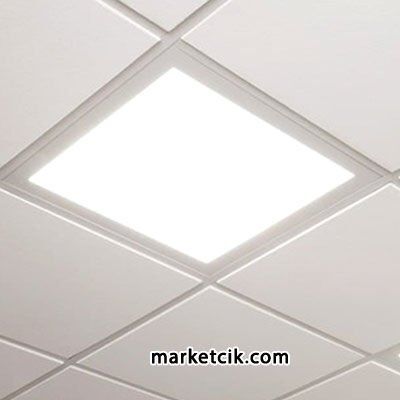 Pelsan-Tio 18 Watt 30x30 Clipin Led Panel Günışığı-Beyaz Işık 10 Adet Gün ışığı
