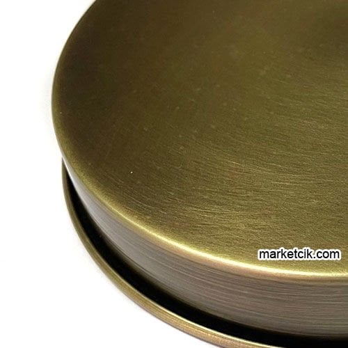 Marketcik Masa Lambası İçin Eskitme Metal Taban 16cm