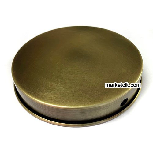 Marketcik Masa Lambası İçin Eskitme Metal Taban 16cm