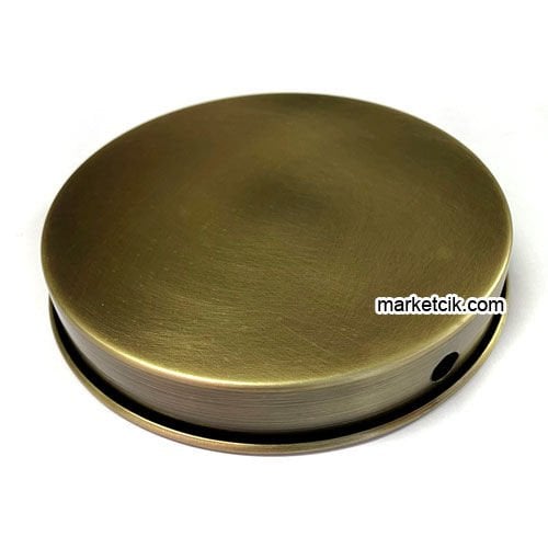 Marketcik Masa Lambası İçin Eskitme Metal Taban 16cm