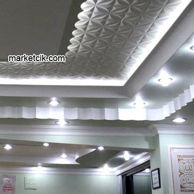 Marketcik MR556 Sıva Altı Dekoratif Cam Led Spot Armatür Beyaz-Günışığı Işık