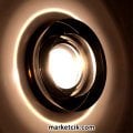Marketcik MR556 Sıva Altı Dekoratif Cam Led Spot Armatür Beyaz-Günışığı Işık