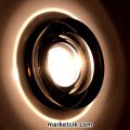 Marketcik MR557 Sıva Altı Dekoratif Cam Led Spot Armatür Beyaz-Günışığı Işık