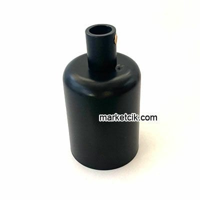 Marketcik Dekoratif Plastik Siyah Lale E27 Duy