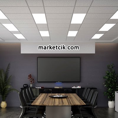 Pelsan-Tio 45 Watt 30x120 Clipin Led Panel Günışığı-Beyaz Işık 5 Adet