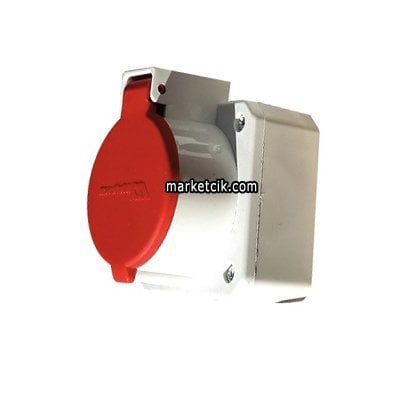 Mutlusan Mut-319 3x25 A. Trifaze Plastik Duvar Prizi