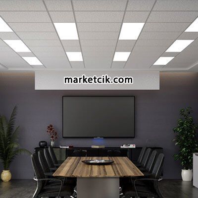 Pelsan-Tio 45 Watt 30x120 Clipin Led Panel Günışığı-Beyaz Işık 5 Adet Gün ışığı