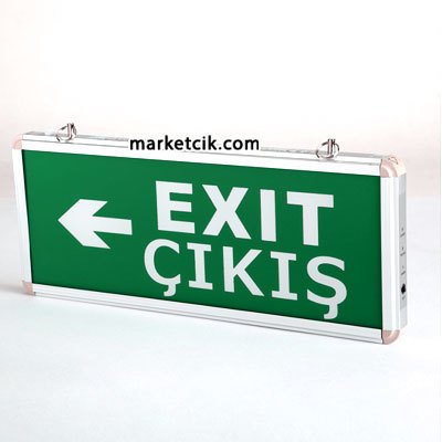 Cata CT-9166 Çift Yön Ledli Exit Çıkış Sola Yönlendirme Levhası