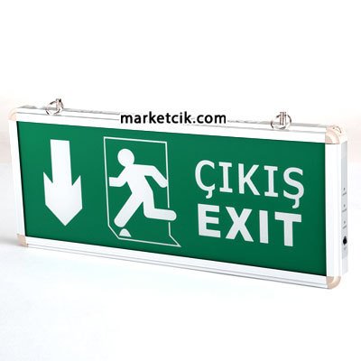 Cata CT-9167 Çift Yön Ledli Çıkış Exit Aşağı Yönlendirme Levhası