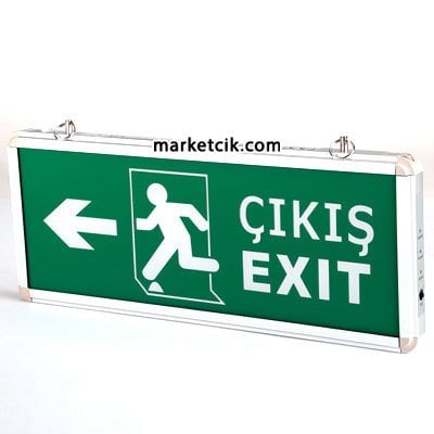 Cata CT-9170 Çift Yön Ledli Çıkış Exit Sola Yönlendirme Levhası