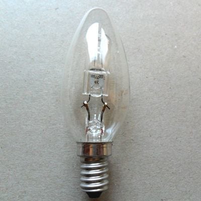 General-Sylvania 40-42 Watt E14 Duy Halojen Buji Avize Ampulü Şeffaf