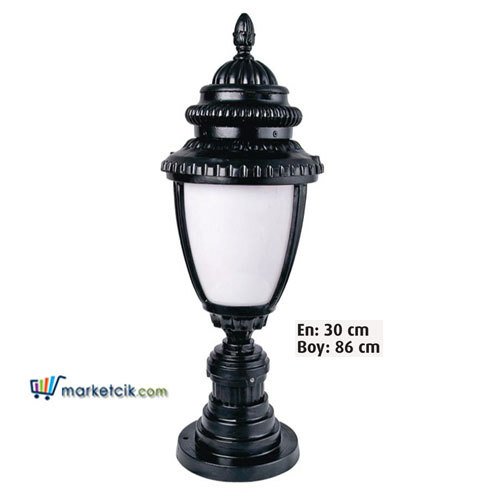 Ayaz 86x30 Alüminyum Oval Fenerli Model Set Üstü Park Bahçe Aydınlatma Armatürü