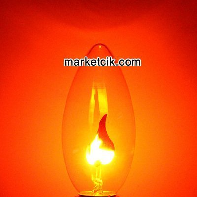 3-5 Watt E27 Duy Alev Ateş Model Dekoratif Avize Ampulü