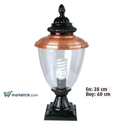 Ayaz 60x28 Alüminyum Bosna Fenerli Model Set Üstü Park Bahçe Aydınlatma Armatürü