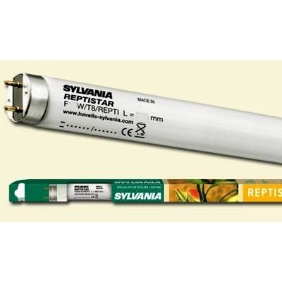 Sylvania 18W Reptistar T8 Floresan Ampul, Sürüngen İçin UVA-UVB Işık, STOK SORUNUZ