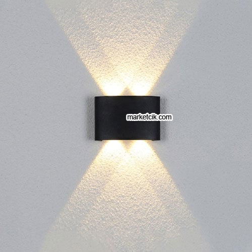Marketcik IP54 İç Mekan 4 W Alüminyum Led Duvar Aplik MR80162