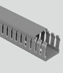 Mutlusan 40x40 mm Delikli Pano Tipi Kablo Kanalı Gri 1 mt