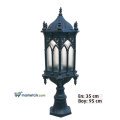 Ayaz 95x35 Alüminyum Osmanlı Fenerli Model Set Üstü Park Bahçe Aydınlatma Armatürü