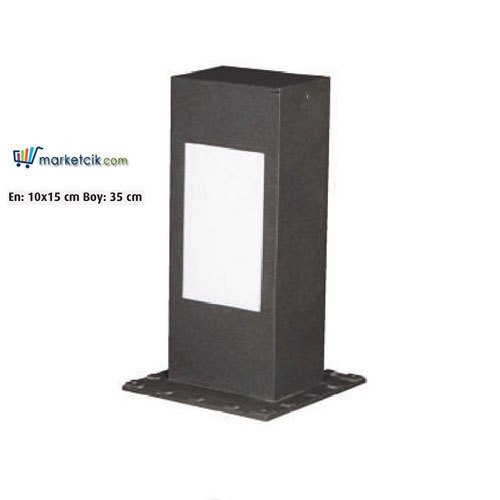 Ayaz 35x15 Bollard Model Çim ve Set Üstü Park Bahçe Aydınlatma Armatürü