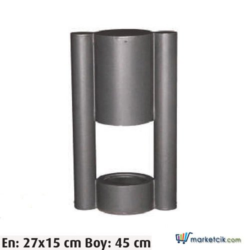 Ayaz 45x27 Bollard Çim ve Set Üstü Park Bahçe Aydınlatma Armatürü