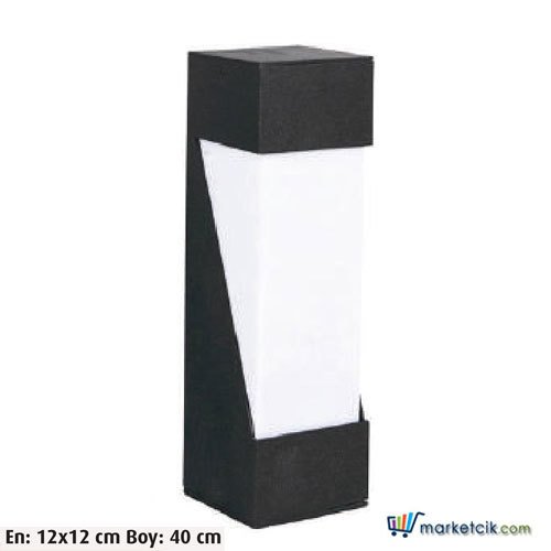 Ayaz 40x12 Bollard Model Çim ve Set Üstü Park Bahçe Aydınlatma Armatürü