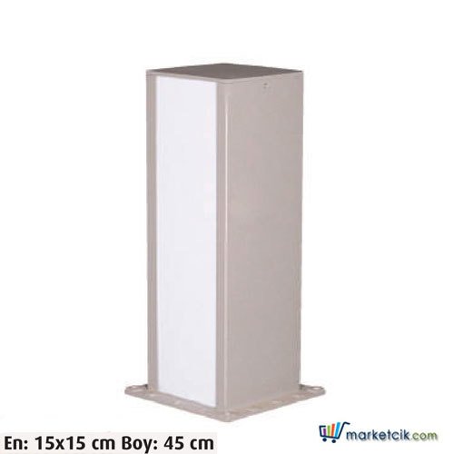 Ayaz 45x15 Bollard Model Çim ve Set Üstü Park Bahçe Aydınlatma Armatürü