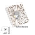 Marketcik MR3063 Sıva Altı Dekoratif Porselen Led Spot Armatür Beyaz-Günışığı Işık