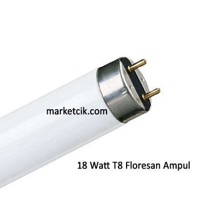 Philips, Osram, Sylvania, General 18 Watt T8 Floresan Ampul Snow White