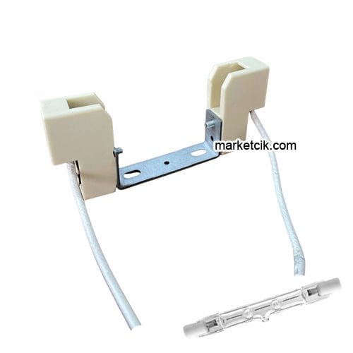 80 Watt, 78 mm Çubuk Halojen Ampul Duyu