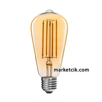 Cata CT-4284 Dekoratif 6 Watt Led Rustik Ampul Uzun Filament