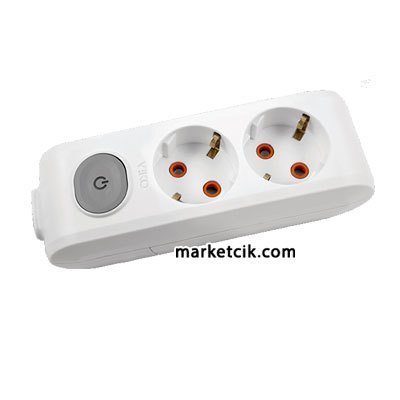 Viko by Panasonic Multi-let 2li Kablosuz Anahtarlı Klemensli Topraklı Grup Priz