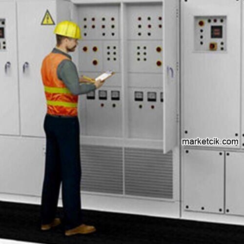 5mm 36kV Elektrik Panosu Önü Yalıtkan İzole Halı Paspas 1x10 metre