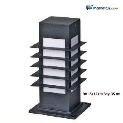 Ayaz 35x15 Bollard Çim ve Set Üstü Park Bahçe Aydınlatma Armatürü