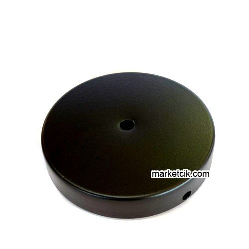 Marketcik Seramik Vazo Masa Lambası İçin Siyah Metal Tabanlık 12-15-20 cm