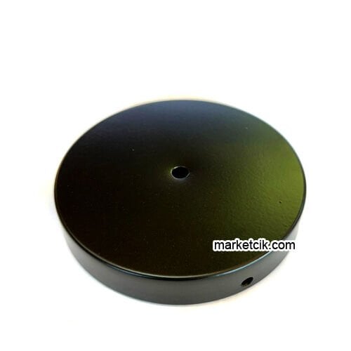 Marketcik Seramik Vazo Masa Lambası İçin Siyah Metal Tabanlık 12-15-20 cm