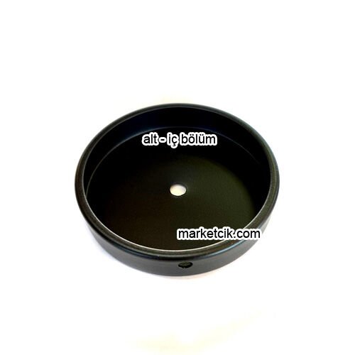 Marketcik Seramik Vazo Masa Lambası İçin Siyah Metal Tabanlık 12-15-20 cm