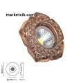 Marketcik MR3014 Sıva Altı Dekoratif Porselen Led Spot Armatür Beyaz-Günışığı Işık