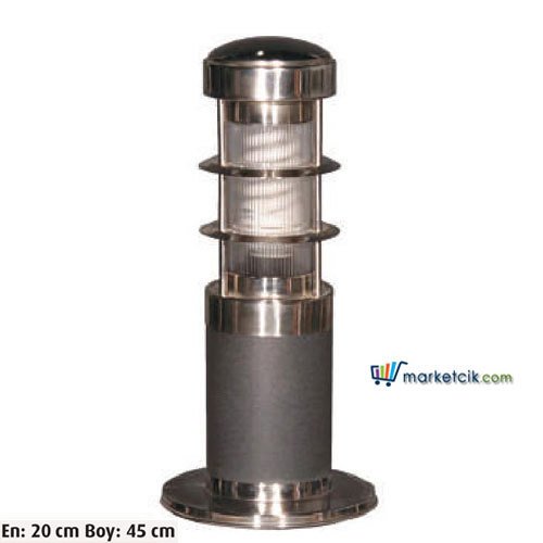 Ayaz 45x20 Bollard Çim ve Set Üstü Park Bahçe Aydınlatma Armatürü