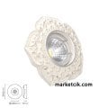 Marketcik MR3015 Sıva Altı Dekoratif Porselen Led Spot Armatür Beyaz-Günışığı Işık