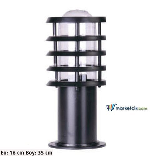 Ayaz 35x16 Bollard Çim ve Set Üstü Park Bahçe Aydınlatma Armatürü